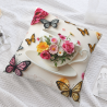 Coperchio Cuscino Floreale e a Farfalla - Okomall