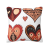 Coperchio Cuscino in Peluche con Motivo Geometrico Creativo - Okomall