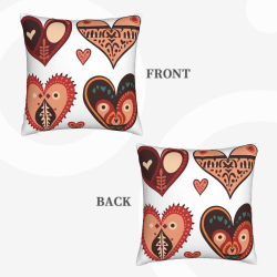 Coperchio Cuscino in Peluche con Motivo Geometrico Creativo - Okomall