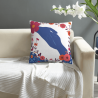 Floral Hand Art Plush Pillow Cover - Okomall