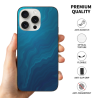 Чехол для iPhone 15 Pro/Pro Max - Синий волнистый узор | okomall