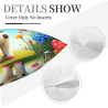 Fodera per cuscino in peluche doppia faccia 18x18 pollici con vitello cartoon