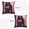 Funda de almohada de felpa doble cara de 18x18 pulgadas con diseño de mujer sexy