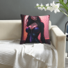 18x18 Zoll doppelseitiger Plüsch-Kissenbezug mit sexy weiblichem Muster