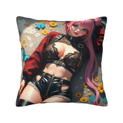 Housse de Coussin Fille Artistique - Okomall