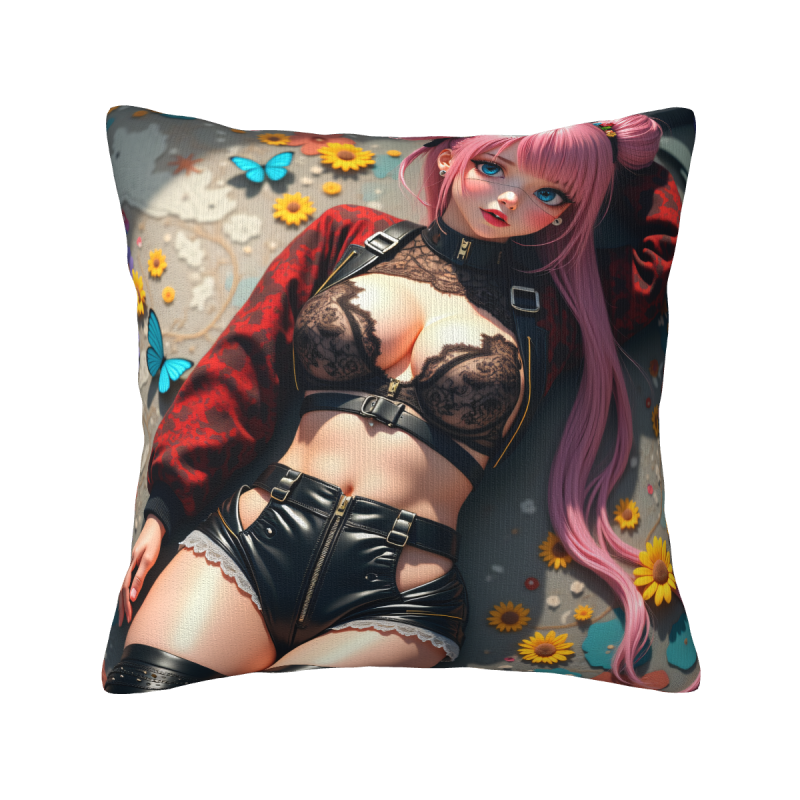 Housse de Coussin Fille Artistique - Okomall