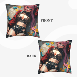 Housse de Coussin Fille Artistique - Okomall