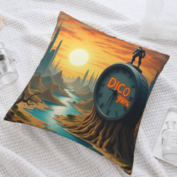 Coussin en Peluche Décorant un Paysage de Montagne Étoilée - Okomall