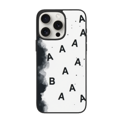 Coque pour iPhone 15/Pro/Max - Style abstrait de peinture à l'encre | okomall