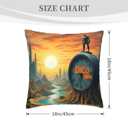 Coussin en Peluche Décorant un Paysage de Montagne Étoilée - Okomall