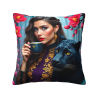 Housse de coussin floral élégante - Okomall