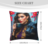 Housse de coussin floral élégante - Okomall