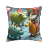 Housse de coussin vache cartoon - Okomall