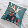 Coussin en Peluche Double Face avec Monstre Fantastique