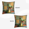 Funda de Almohada de Felpa con Divertidos Dibujos Animados - Okomall