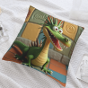 Funda de Almohada de Felpa con Divertidos Dibujos Animados - Okomall