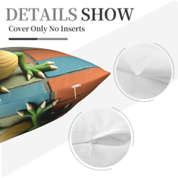 Fun Cartoon Plush Pillow Cover - Okomall