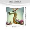 Housse de Coussin en Peluche avec Esprit de la Forêt - Okomall