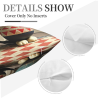 Housse de Coussin en Peluche avec Motif Géométrique Créatif - Okomall