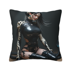 18x18 인치 더블 사이드 플러시 애니메이션 캐릭터 스로우 베개 커버
