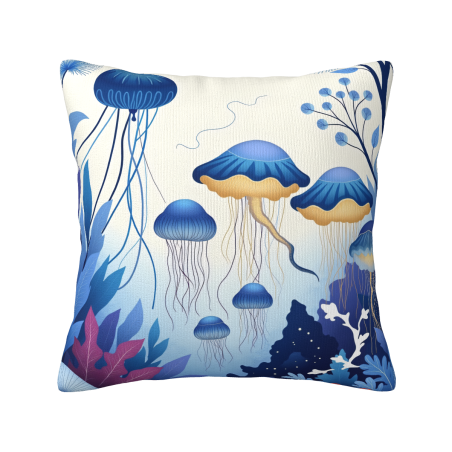 Funda de Almohada con Tema Oceánico Onírico - Okomall