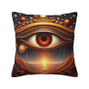 Funda de Almohada de Peluche de Doble Cara con Ojo Misterioso de 45x45 cm
