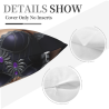 Funda de almohada de felpa de doble cara de 18x18 pulgadas con diseño de belleza fantástica