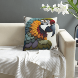 Funda de almohada de loro - 18x18 pulgadas | Okomall