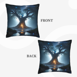 Mystic Forest Pillow Cover - 18x18 Inch | Okomall
