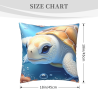 Copricuscino in peluche Dreamy Ocean - Okomall
