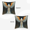 Housse de Coussin en Peluche Ange Déchu - Okomall
