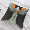 Housse de Coussin en Peluche Ange Déchu - Okomall