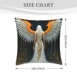 Fallen Angel Plush Pillow Cover - Okomall