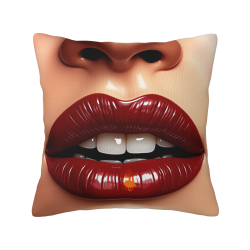 Cuscino a Forma di Rossetto Sensuale - Okomall