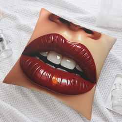 Cuscino a Forma di Rossetto Sensuale - Okomall