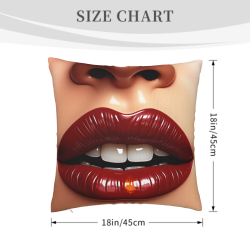 Cuscino a Forma di Rossetto Sensuale - Okomall