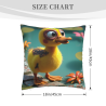 Plüschtier Enten Cartoon Doppelseitig 45x45 cm (18x18 Zoll)