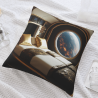 18x18 Inch Double - Sided Plush Space - Themed Pillowcase
