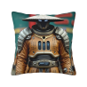Cuscino Samurai - Copricuscino in Peluche in Stile Arti Marziali Orientali