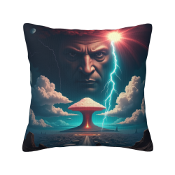 Funda de almohada de felpa doble cara de 18x18 pulgadas con diseño fantástico