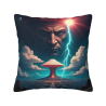 Funda de almohada de felpa doble cara de 18x18 pulgadas con diseño fantástico