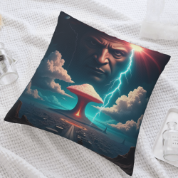 18x18英寸雙面毛絨奇幻圖案抱枕套