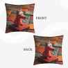 Cuscino Plüsh Doppio Lato con Drago Cartone Animato 18x18 pollici