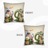 Cuscino Plüsch a Doppio Lato 45x45 cm con Animali Cartoni Animati