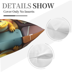 Cute Dinosaur Plush Pillow Cover - Okomall