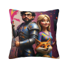 18x18 Inch Double - Sided Plush Pillowcase with Cartoon Pattern