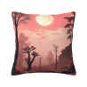 Copricuscino in peluche reversibile 18x18 pollici con motivo paesaggio