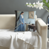 18x18 inches Double - sided Plush Pillowcase with Ancient - style Beauty Pattern