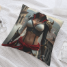 Funda de almohada de felpa de doble cara de 18x18 pulgadas con personaje de juego
