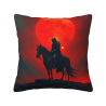 18x18 Zoll doppelseitiger Plüsch-Kissenbezug mit Ritter-Muster